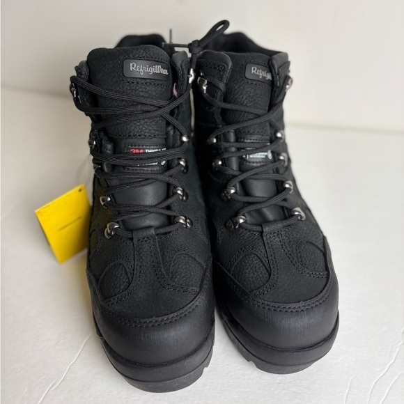 RefrigiWear EnduraMax Insulated Work Boot Leather Waterproof Vibram Black  6.5